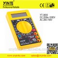 YT-0830 portable AC DC voltage LCD display digital multimeter